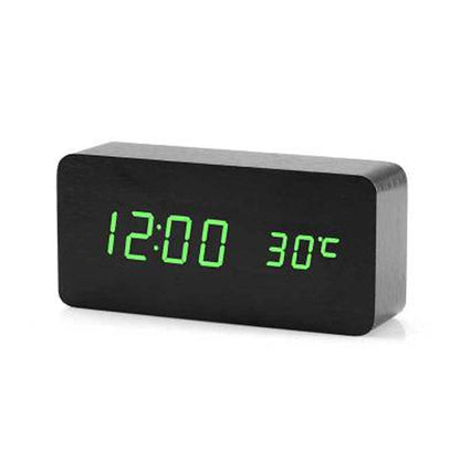 Skorter | Minimalistic Digital LED Alarm Clock with Voice Control – Sleek Design and Clear Display for Effortless Mornings