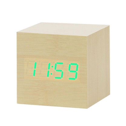Skorter | Digital LED Alarm Clock | Voice Control, Clear Display & Modern Design for Bedroom Use