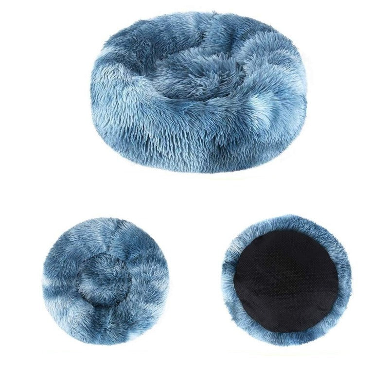Skorter | Beef Rainbow Extra Plush Calming Donut Dog Beds