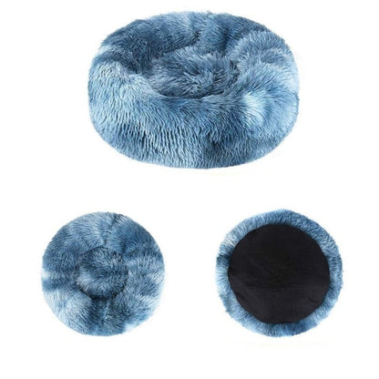 Skorter | Beef Rainbow Extra Plush Calming Donut Dog Beds