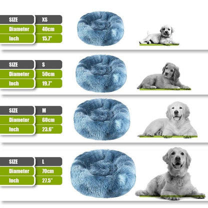 Skorter | Beef Rainbow Extra Plush Calming Donut Dog Beds