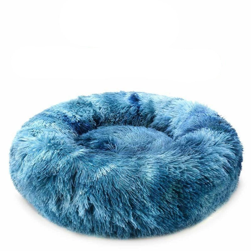 Skorter | Beef Rainbow Extra Plush Calming Donut Dog Beds