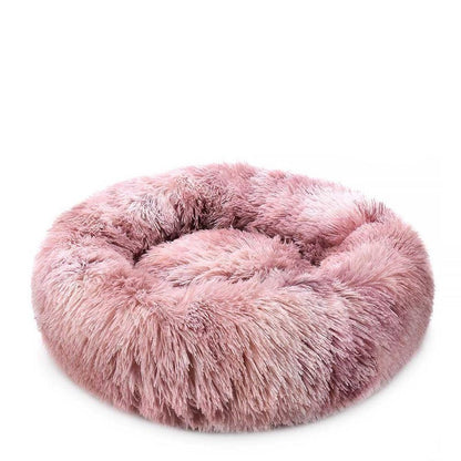 Skorter | Beef Rainbow Extra Plush Calming Donut Dog Beds