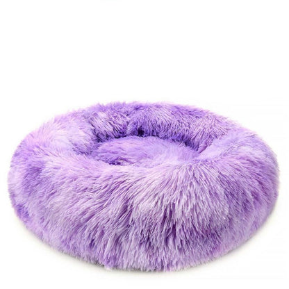 Skorter | Beef Rainbow Extra Plush Calming Donut Dog Beds
