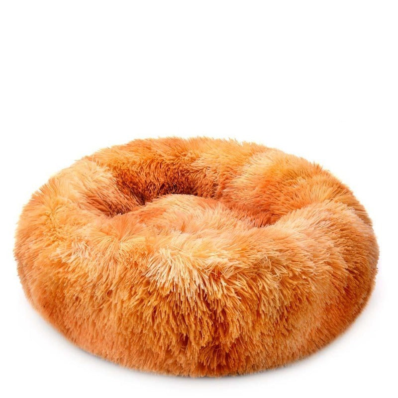 Skorter | Beef Rainbow Extra Plush Calming Donut Dog Beds