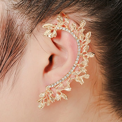 Skorter | Fashion New Arrival Leaf Clip Earrings