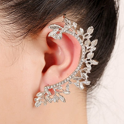 Skorter | Fashion New Arrival Leaf Clip Earrings