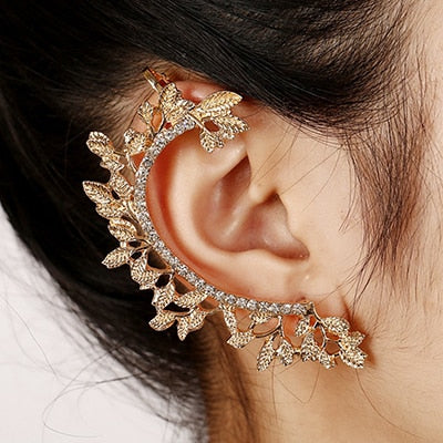 Skorter | Fashion New Arrival Leaf Clip Earrings
