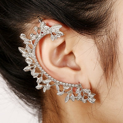 Skorter | Fashion New Arrival Leaf Clip Earrings
