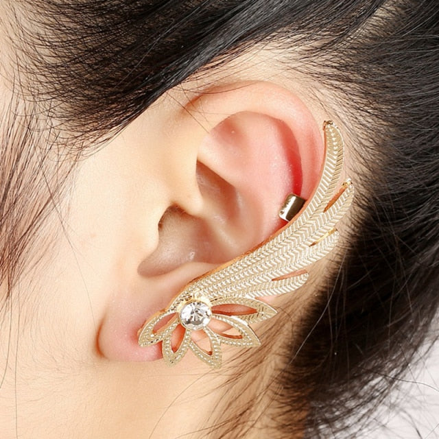 Skorter | Fashion New Arrival Leaf Clip Earrings