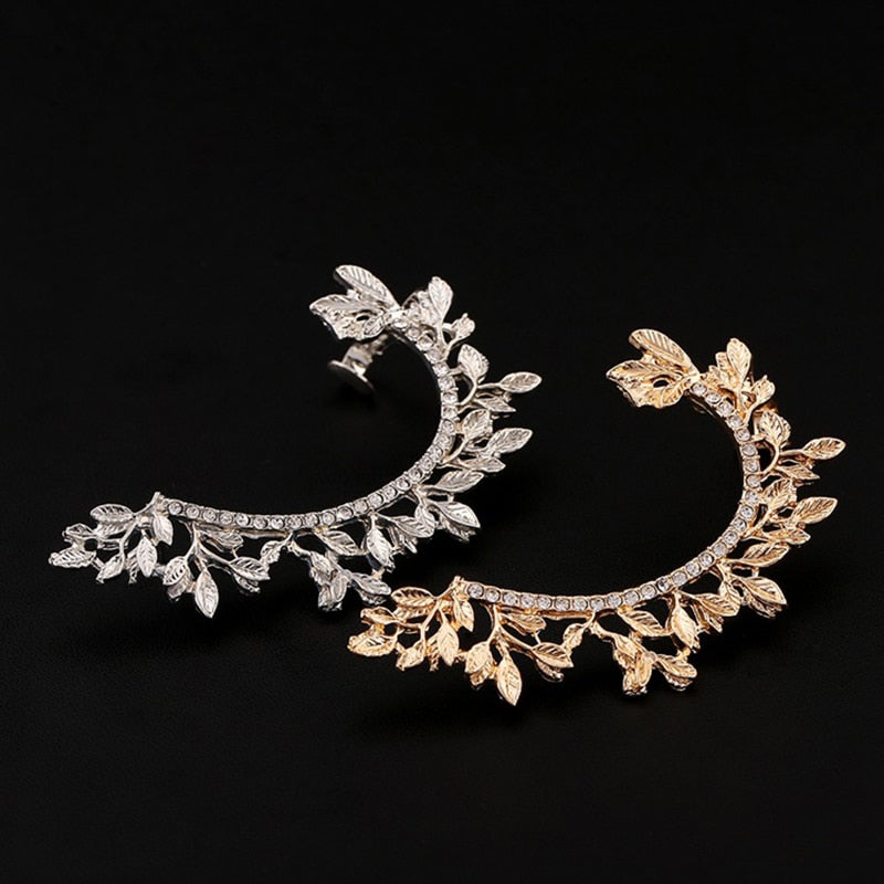 Skorter | Fashion New Arrival Leaf Clip Earrings