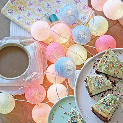 Skorter | Royallure Cotton Balloon String Lights – Cozy Decoration for Home & Celebrations