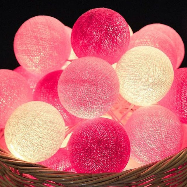 Skorter | Royallure Cotton Balloon String Lights – Cozy Decoration for Home & Celebrations