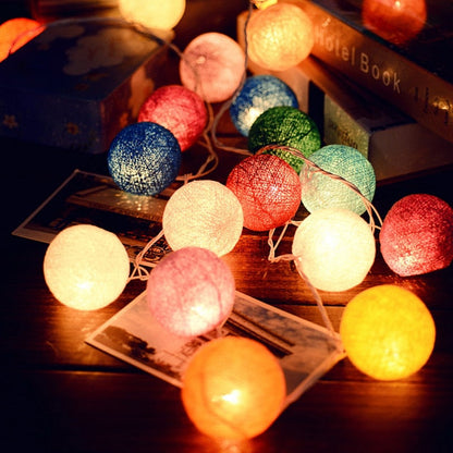 Skorter | Royallure Cotton Balloon String Lights – Cozy Decoration for Home & Celebrations