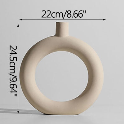 Skorter | Elegant Round Vase Helios