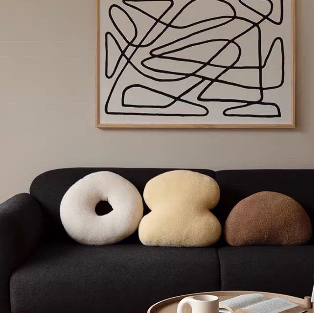 Skorter | Ares yellow cushion Limited edition Yellow Cushion with Minimalist Design