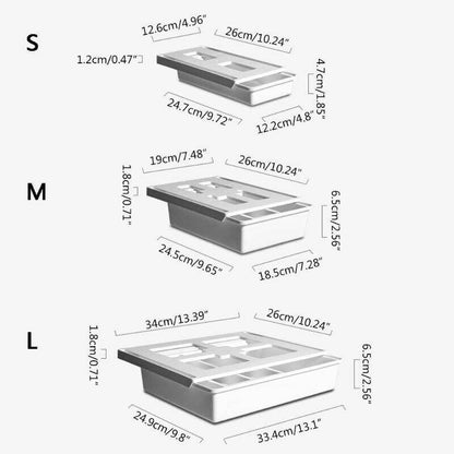 Skorter | Adhesive Undercounter Drawer Organizer