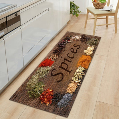 Skorter | CookEase Food-Themed Kitchen Mat | Non-slip & Water-Repellent | Comfort Mat for Kitchen & Household
