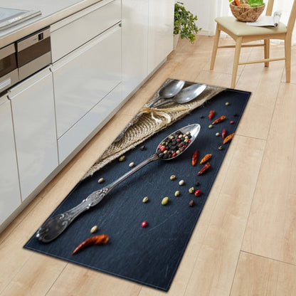 Skorter | CookEase Food-Themed Kitchen Mat | Non-slip & Water-Repellent | Comfort Mat for Kitchen & Household