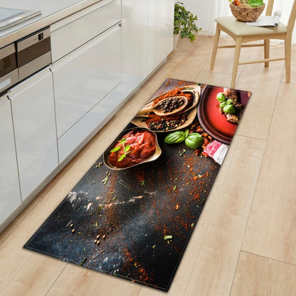 Skorter | CookEase Food-Themed Kitchen Mat | Non-slip & Water-Repellent | Comfort Mat for Kitchen & Household