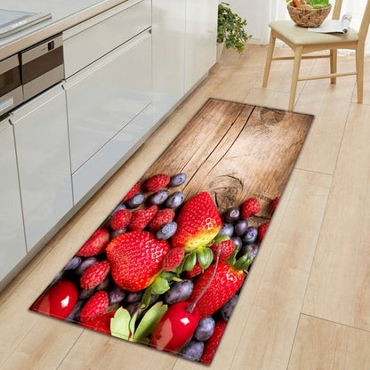 Skorter | CookEase Food-Themed Kitchen Mat | Non-slip & Water-Repellent | Comfort Mat for Kitchen & Household