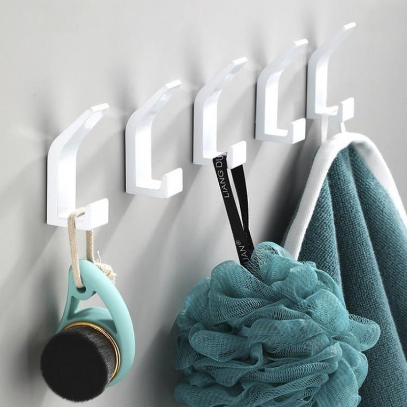 Skorter | Aviro Aluminum Wall Hooks Black/White - Modern Decorative Coat Hooks