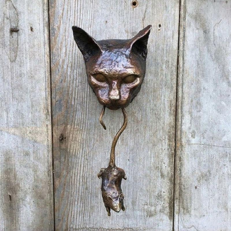 Skorter | Creative Cat and Mouse Metal Door Knocker