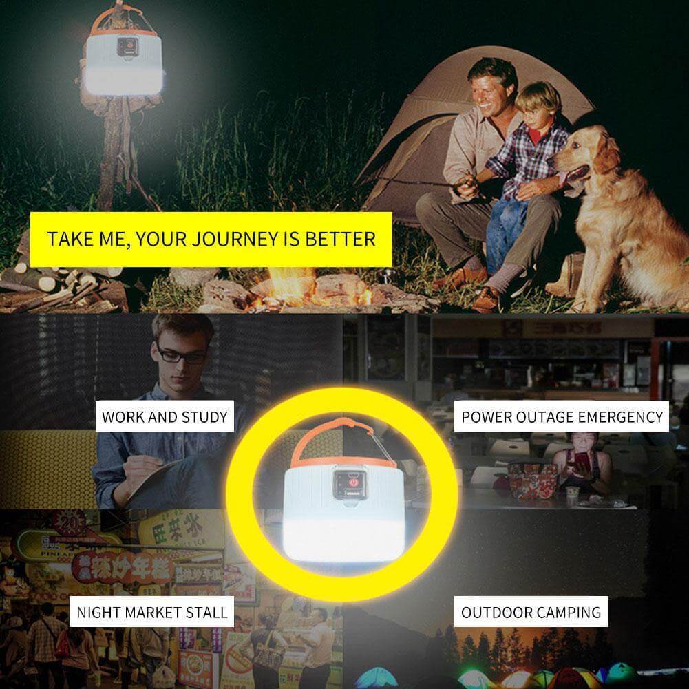 Skorter | Weatherproof Solar Rechargeable Camping LED Lamp