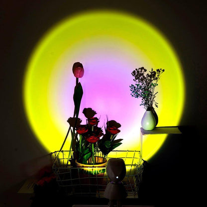 Skorter | Atmospheric Sunset Robot Lamp LED