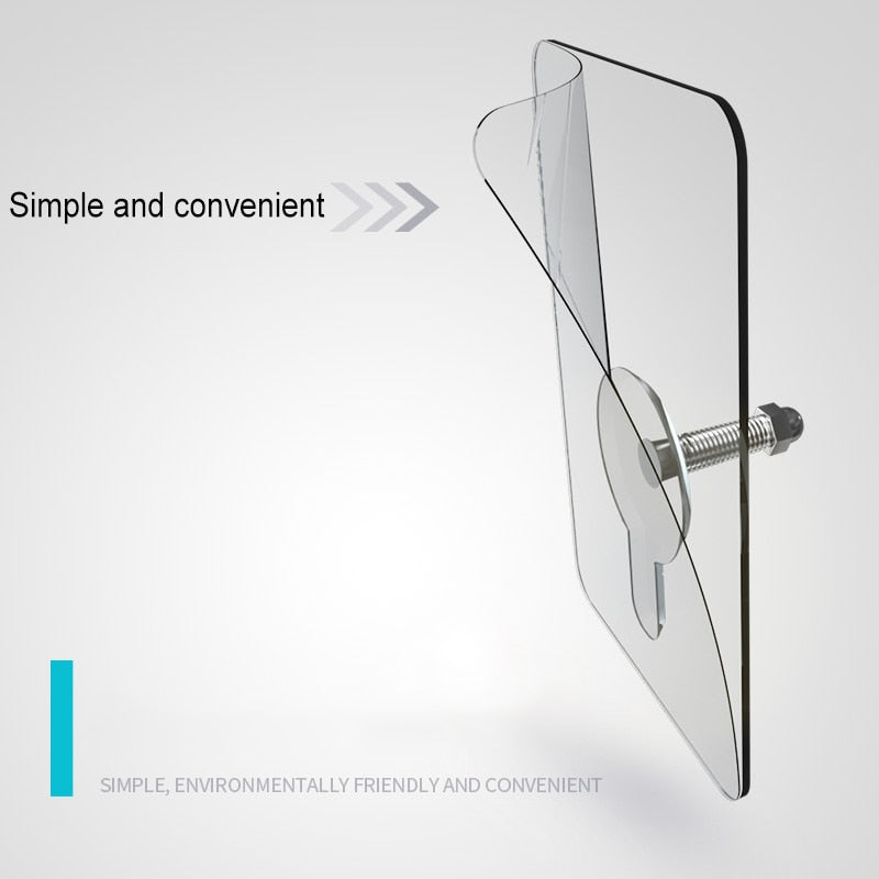 Skorter | 10 pieces heavy-duty punch-free transparent adhesive hooks