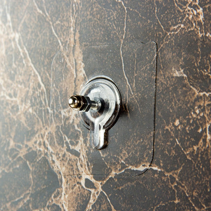 Skorter | 10 pieces heavy-duty punch-free transparent adhesive hooks