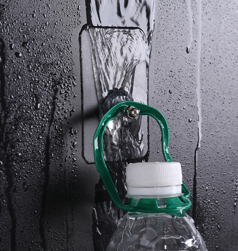 Skorter | 10 pieces heavy-duty punch-free transparent adhesive hooks