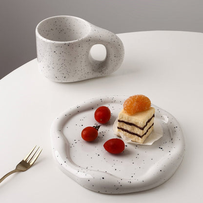 Skorter | Cookies & chrome-plated ceramic tray and bowl