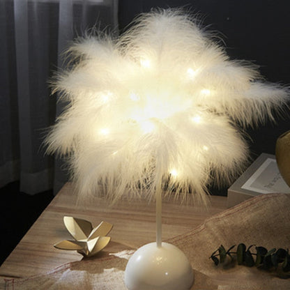 Skorter | Feather Palm Creative Table Lamp