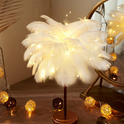 Skorter | Feather Palm Creative Table Lamp