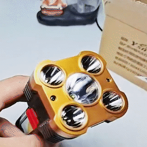 Skorter | Bright Waterproof Outdoor LED Flashlight with Side Lamp