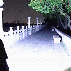 Skorter | Bright Waterproof Outdoor LED Flashlight with Side Lamp