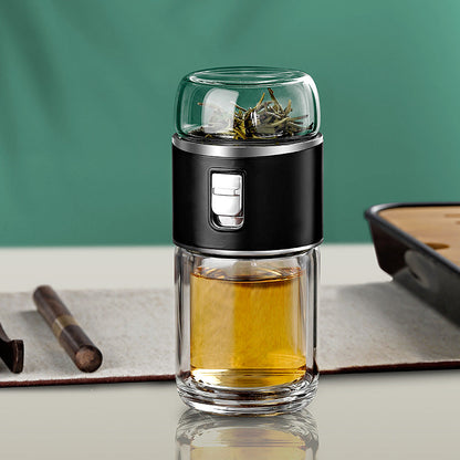 Skorter | Double Glass Tea Infuser Thermos Bottle