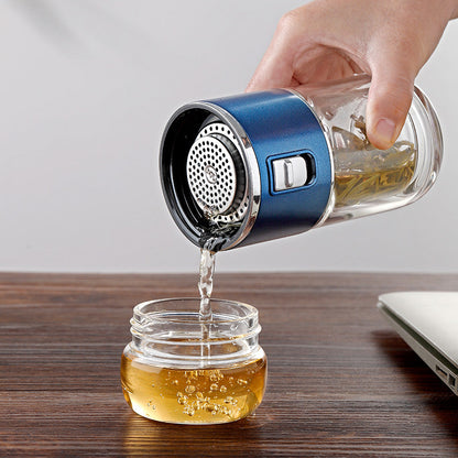 Skorter | Double Glass Tea Infuser Thermos Bottle