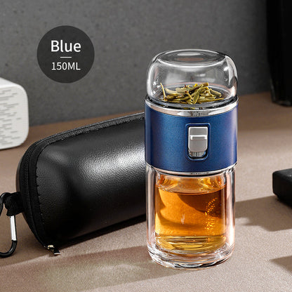 Skorter | Double Glass Tea Infuser Thermos Bottle