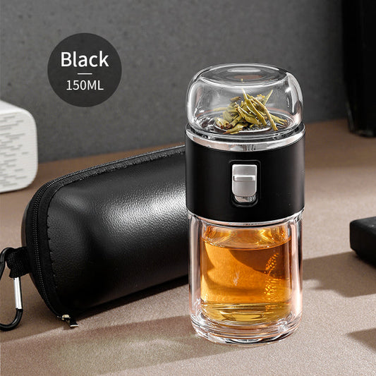 Skorter | Double Glass Tea Infuser Thermos Bottle