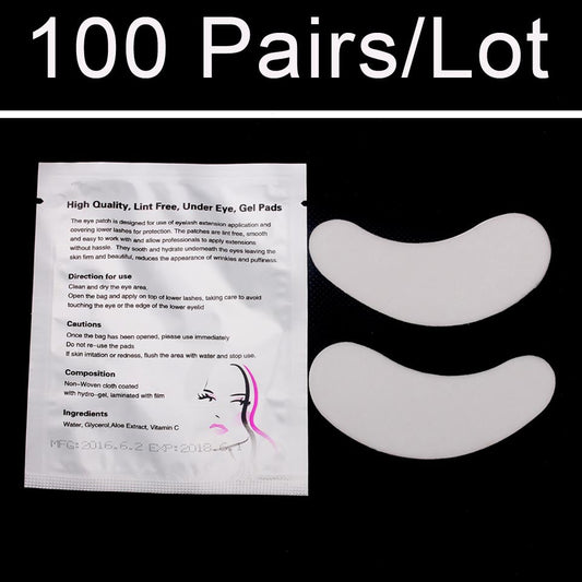 Skorter | 100 Pairs: Luxury Eye Pad for Eyelash Extensions Makeup