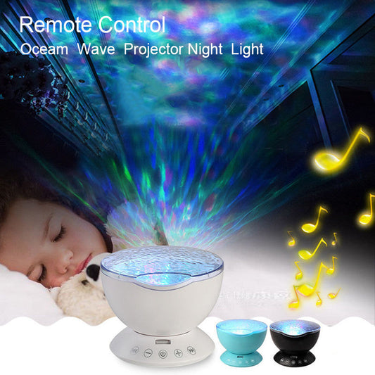 Skorter | Ocean Wave LED Projector Lights Speaker with Remote control