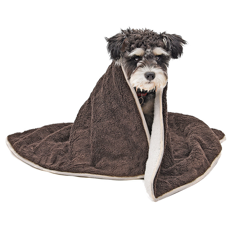 Skorter | Dog Blanket Luxury Wraps Fabric Soogan Exquisite Workmanship Ideal Blanket For Small Large Size Pets Puppy Bath Towel Cat Towel