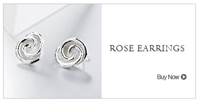 Skørter | SA SILVERAGE Genuine 925 Sterling Silver Rose Wedding Rings Flower Fine Jewelry 925 Sterling-Silver-Jewelry Ring for women