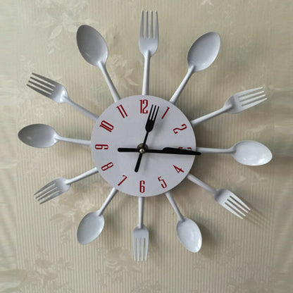 Skørter | fashion plate Stainless steel wall Quartz clocks DIY home decor stickers clock living room