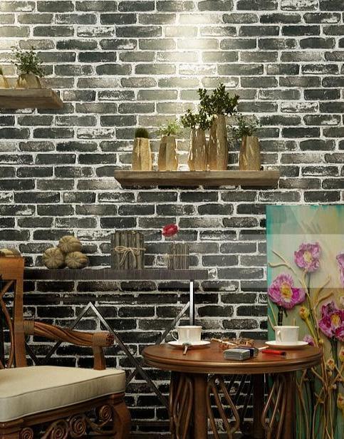 Skorter | Carter Rustic Brick Wallpaper Roll