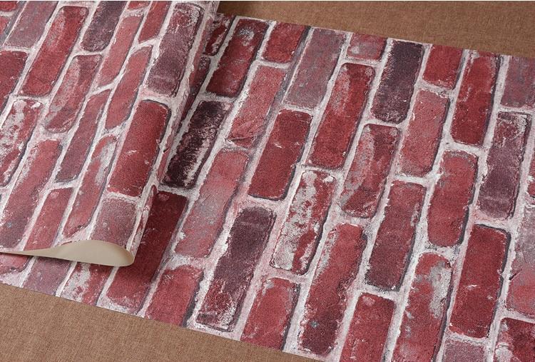 Skorter | Carter Rustic Brick Wallpaper Roll