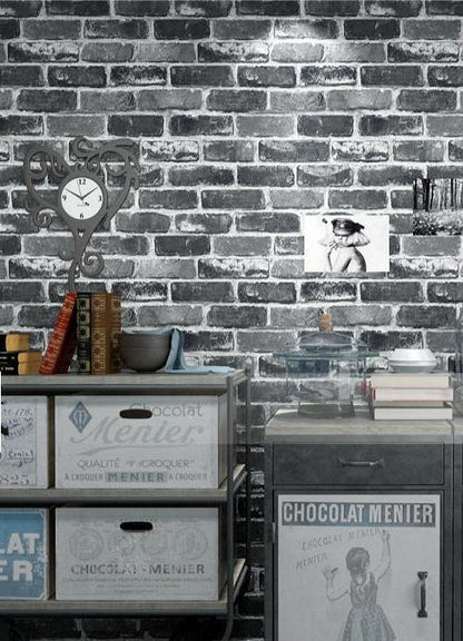 Skorter | Carter Rustic Brick Wallpaper Roll