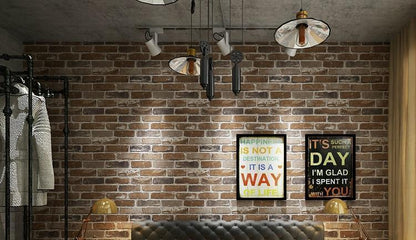 Skorter | Carter Rustic Brick Wallpaper Roll